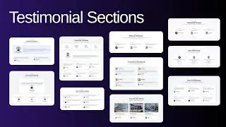 🚀 7 New Testimonial Sections &ndash; Free Download | 215 Bootstrap Blocks, Responsive Design & Modern UI