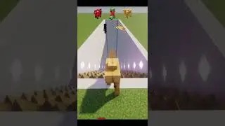 MY World Mob obstacle course challenge! Who can reach the finish line! #minecraft #myworld