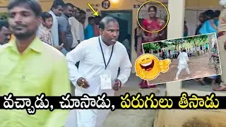 KA Paul Hulchul At Polling Booth In Munugode | Munugode Polling UPDATES | Qubetv News