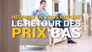 LE RETOUR DES PRIX BAS!