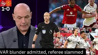 VAR ADMITS HUGE ERROR IN MANCHESTER UNITED VS ARSENAL CLASH