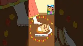 Every Girl&rsquo;s Life Journey in 16 Seconds | Cute 2D Animation 💖✨ #cute #shorts #girl #animation