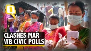 West Bengal Civic Polls | BJP Workers Clash With Police During Protest Over 'Rigging' | The Quint