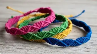 Идеи для создания браслетов из ниток своими руками для начинающих 🎀 | Creation&you