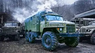 Starting SOVIET Big Truck V8 Cold Start | BRUTAL Exhaust Sound