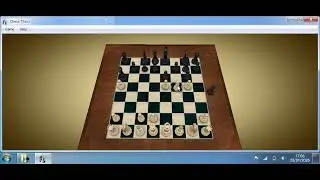 Playing chess in my brother's computer 