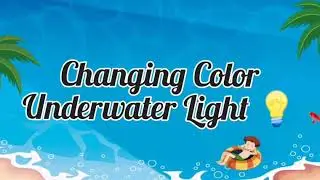 JACUZZI WITH CHANGING COLOR UNDERWATER LIGHT