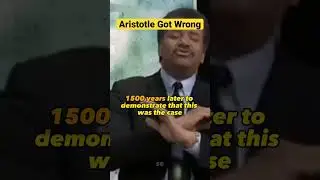 Aristotle Got Totally Wrong😬 Neil deGrasse Tyson #physics #science