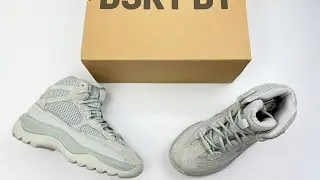 adidas Yeezy Desert Boot Salt (2024 Restock) | Unboxing, details