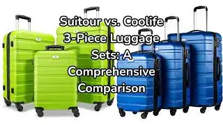 Suitour Vs Coolife Luggage 3 Piece Review
