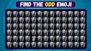 Can You Spot the ODD Emoji | Animal Edition - Emoji Challenge | Find the ODD Animal Out