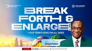 BREAK FORTH AND ENLARGE || SUNDAY SERVICE || 2ND || 11-01-2026
