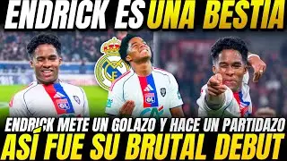 AS&Iacute; FUE el BRUTAL DEBUT DE ENDRICK con el LYON | GOL y PARTIDAZO | &iexcl;DEBE VOLVER AL MADRID!
