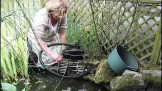 How to clean a pond pump