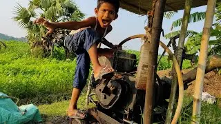Full Process Of Water Pump Startup!!How To Start Salo Machine.