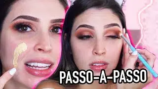 PASSO A PASSO de uma MAKE FÁCIL que te deixa GATA! | Julia Tedesco