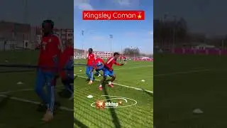 Kinsley Coman Bayern POTM🎖️. #bayernmunich #bundesliga #viral #shortsfeed #football #ucl #mane