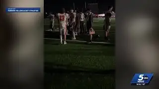 Friday night lights went out during a district championship game: How the teams played on