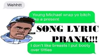 SONG LYRIC PRANK ON FRIEND! (Ugly God - Booty Over Titties)
