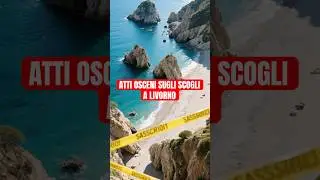 Atti osceni in pubblico sugli scogli a Livorno #news #notizie vacanze #estate #italia #tg #livorno