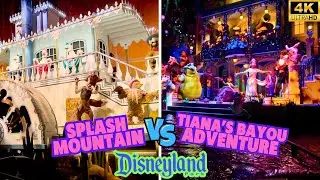 Splash Mountain vs Tiana's Bayou Adventure POV - Which Disney Attraction is Better?