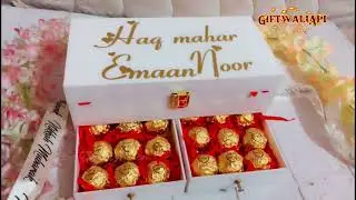 Haq Mehar Gift Box for Bride || Nikkah Surprise Gift || Haq mahar Gift #gift #haqmehar #giftshop