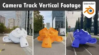 3D-Camera Track vertical footage with Blender! (Common issue fixed)