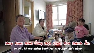 823]Nay Mẹ Con Bà Cháu Qua Nhà Ông Nội Chơi Gói Bánh Sủi Cảo Ăn 