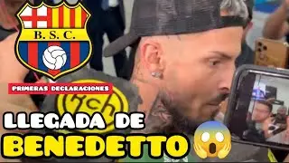 LLEGADA DE PIPA BENEDETTO NUEVO JUGADOR DE BARCELONA SC - VENGO A UN GRANDE DE ECUADOR #like 