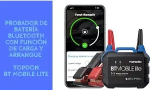 Comprobador de bater&iacute;a bluetooth con funci&oacute;n de carga y arranque - Topdon BT MOBILE LITE #topdon