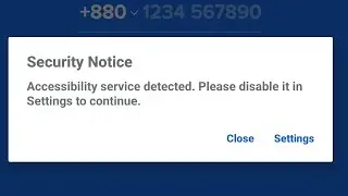 Fix Security Notice Accessibility service detected Gcash. Please disable it in Settings to continue