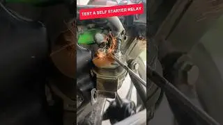Test a Self Starter Relay Bajaj Bike🤫 #shortvideo