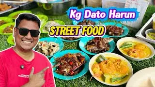 மலாய் கிராம தெரு உணவுகள் Kampung Dato Harun Street Walk | Malaysia Street Food | Asraf Vlog 
