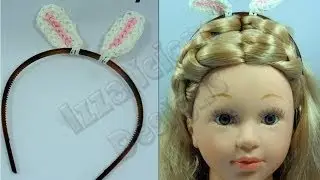 Rainbow Loom Headband Bunny Ear Charms