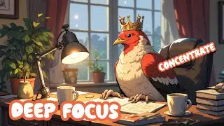 🤖 AI-Optimized Study & Work Music | Focus Booster | Deep Focus Music
