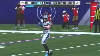 Madden 19 online huge hit forced fumble.