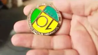Big Blue Switch Geocoin
