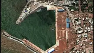 Before and After Satellite Images of the Flooding Damage in Libya #shorts #news #flood #Derna #top