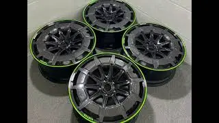 A walking work of art! Brabus custom forged wheels