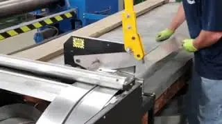 How to cut Canvas Connector aka Flexible Duct Connector using Cradle Caddy and Shear