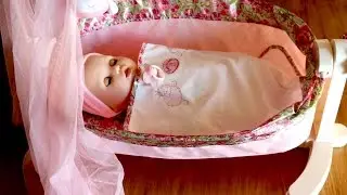 Baby Annabell Rocking Cradle,   Dolls Bed  & Sleeping Bag | Unboxing and Bedtime Pretend Play