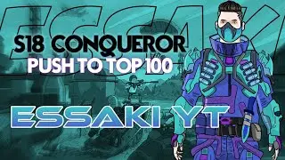 #Essakiyt on Live || S18 Conqueror Push  ||Road to 250 subs II 18 + #Essakiyt