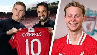 🚨 DE JONG TO THE PREMIER LEAGUE?! MAN UNITED ALL IN &ndash; &euro;100M FOR GY&Ouml;KERES?! | TRANSFER RUMOURS 2025