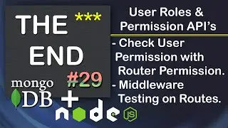 Check User Permission with Router Permission & Middleware Testing | Roles & Permissions in Node #29