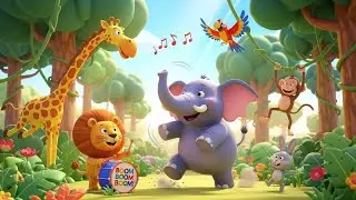 Jungle Dance Jam | Fun Animal & Kids Song for Toddlers | Nursery Rhymes & Baby Music 🐒🎶🌴
