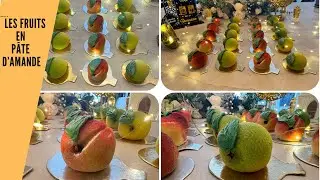 RECETTE LES FRUITS EN P&Acirc;TE D 'AMANDE : LE CITRON 🍋 et LA P&Ecirc;CHE 🍑 الفاكية بعجينة اللوز القارص و الخوخ