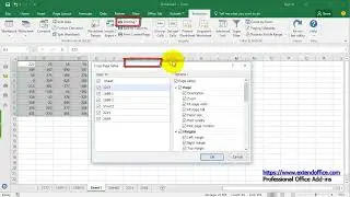 How to change orientation of worksheet or text in cells in Excel