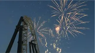 Blackpool Pleasure Beach Firework Display July 2018