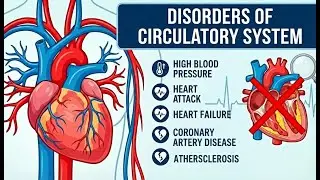 Disorders of Circulatory System Class 11 | Body Fluids and Circulation | Biology |  #biology #neet