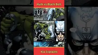 Hulk versus black Bolt #shorts